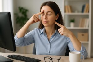 Øjenøvelser for skærmarbejde – sådan holder du øjnene sunde